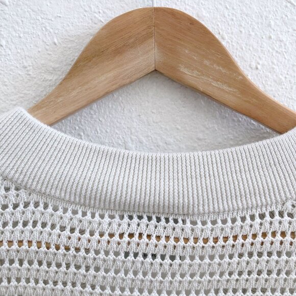 Varley Light Gray V-Neck Sweater - Picture 5 of 11